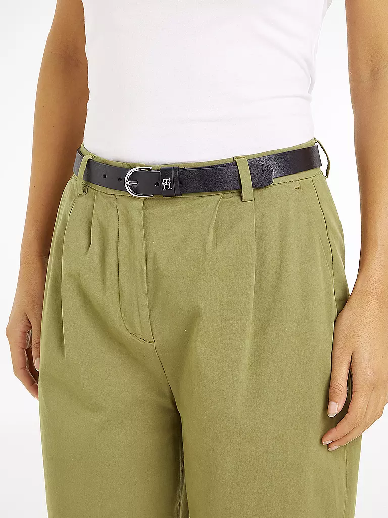 TOMMY HILFIGER | Ledergürtel | Nero