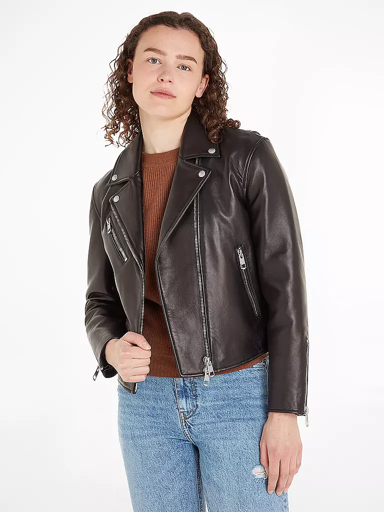 TOMMY HILFIGER | Lederjacke | Nero