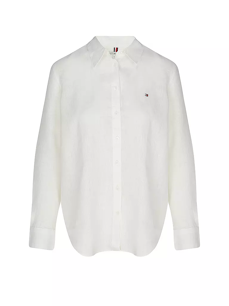 TOMMY HILFIGER | Leinenbluse | Bianco