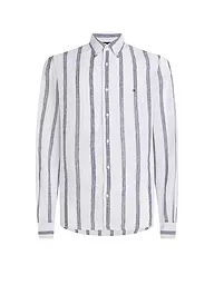 TOMMY HILFIGER | Leinenhemd Slim Fit  | Bianco