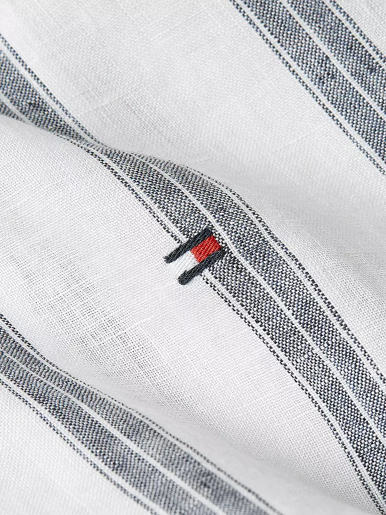TOMMY HILFIGER | Leinenhemd Slim Fit  | Bianco