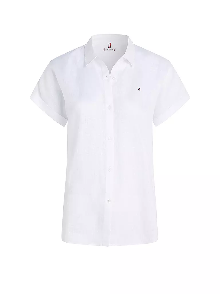 TOMMY HILFIGER | Leinenhemd | Bianco
