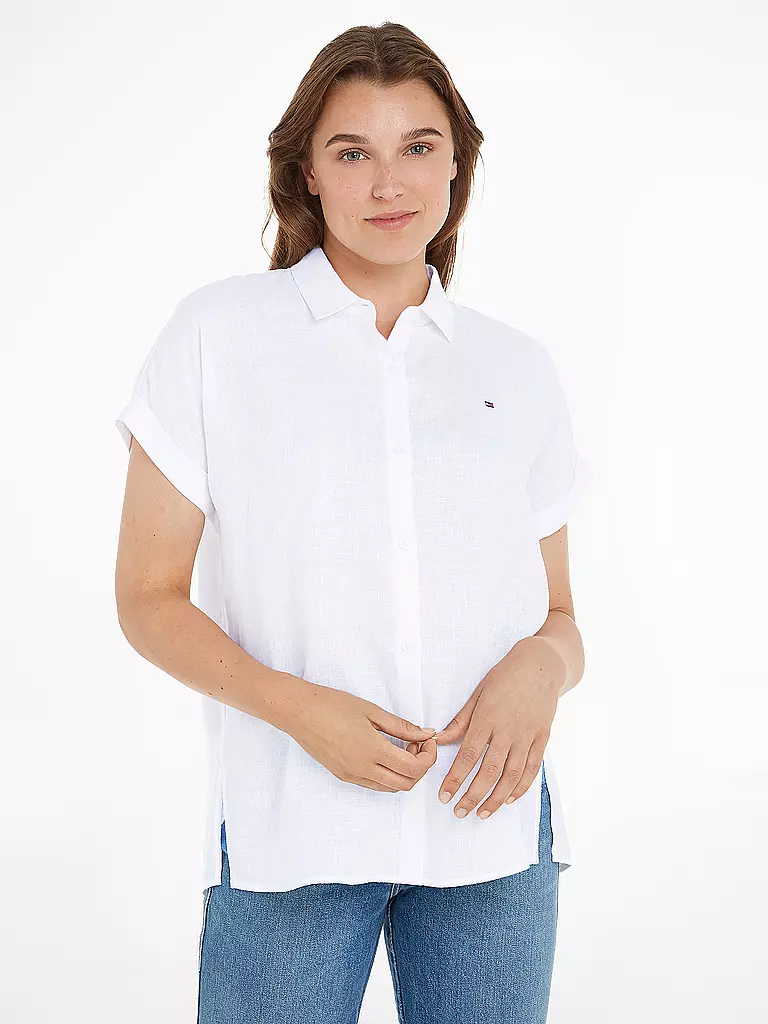 TOMMY HILFIGER | Leinenhemd | Bianco