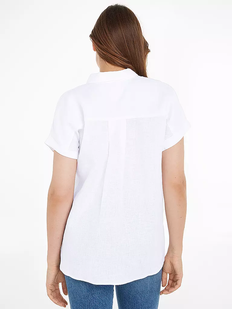 TOMMY HILFIGER | Leinenhemd | Bianco
