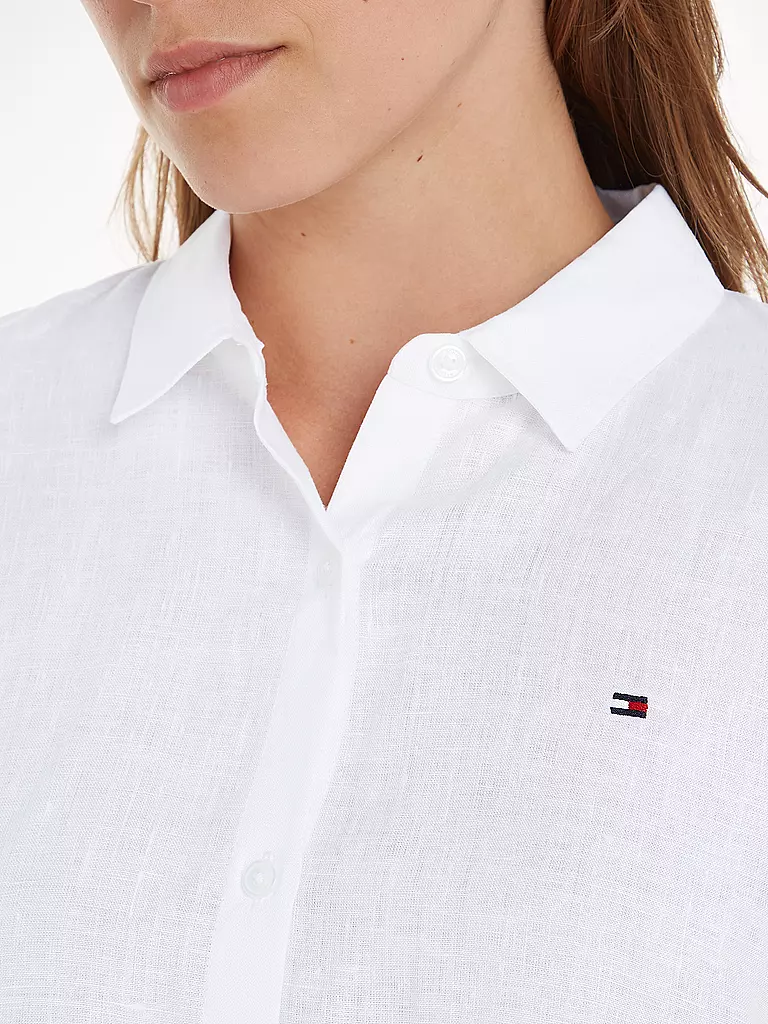 TOMMY HILFIGER | Leinenhemd | Bianco