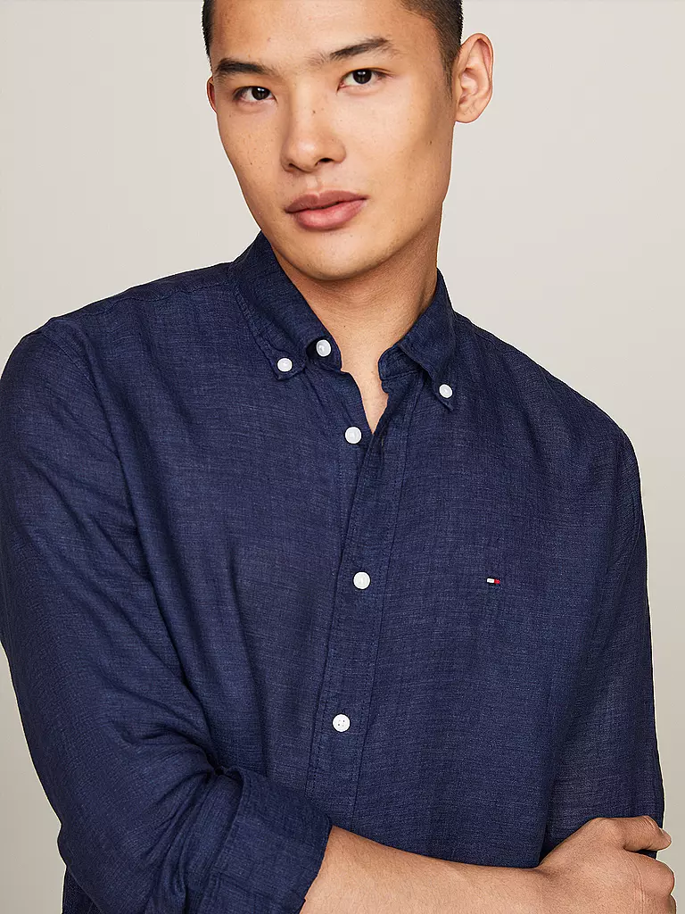 TOMMY HILFIGER | Leinenhemd | Blu