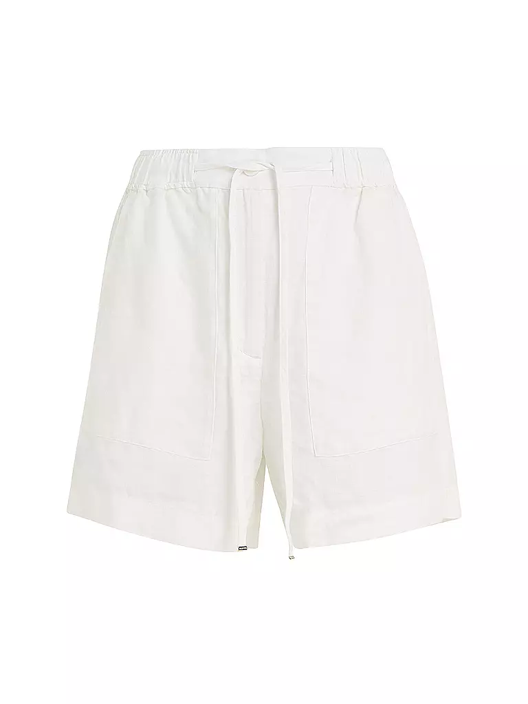 TOMMY HILFIGER | Leinenshorts | Bianco