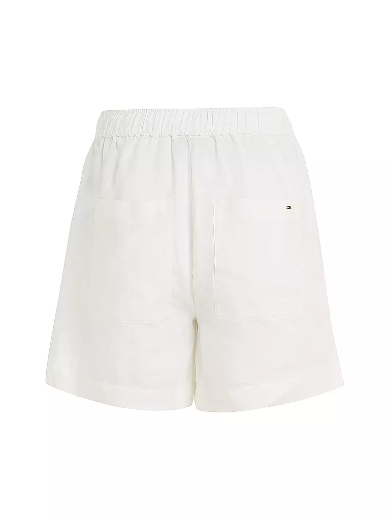 TOMMY HILFIGER | Leinenshorts | Bianco