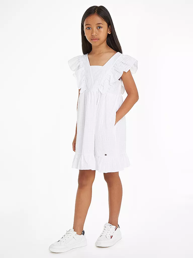 TOMMY HILFIGER | Mädchen Minikleid | Bianco