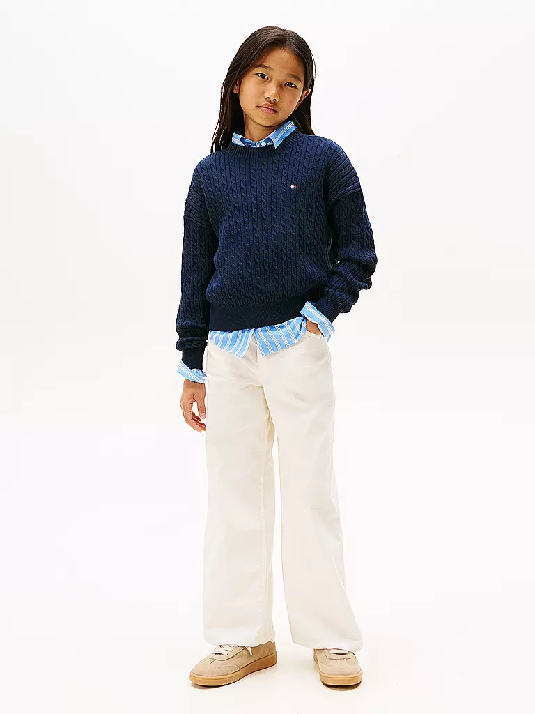 TOMMY HILFIGER | Mädchen Pullover | Blu scuro