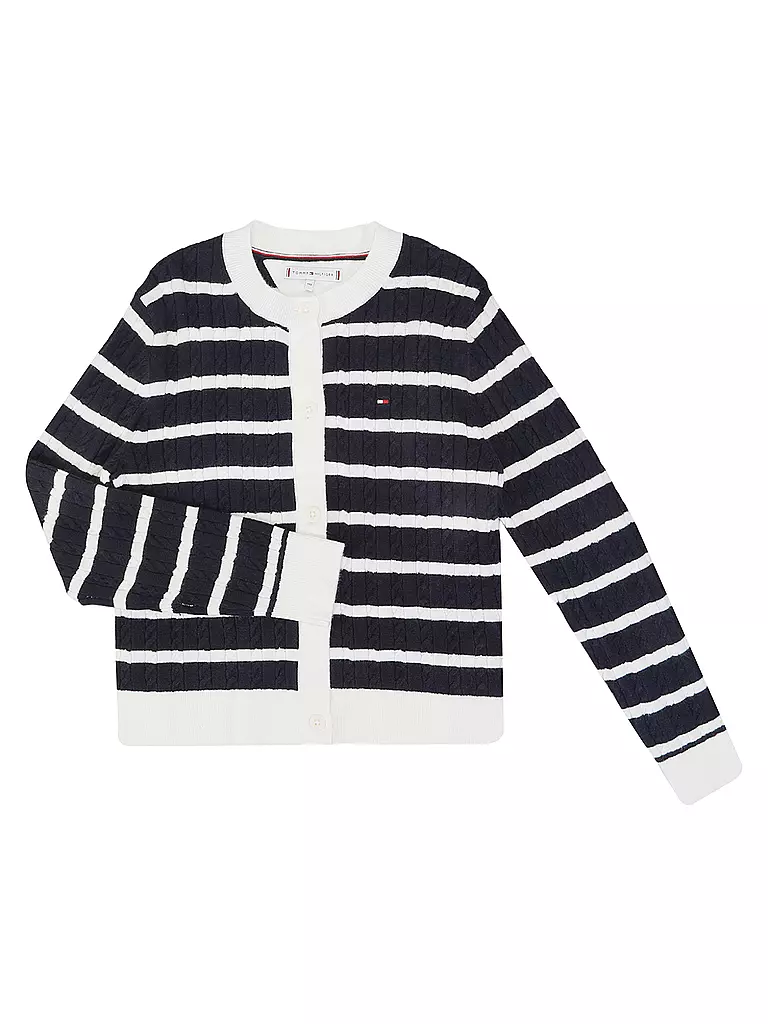 TOMMY HILFIGER | Mädchen Strickjacke  | Blu scuro