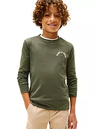 TOMMY HILFIGER | Maglietta a maniche lunghe da ragazzo | Oliva