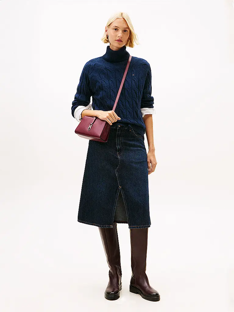 TOMMY HILFIGER | Maglione a collo alto | Blu scuro