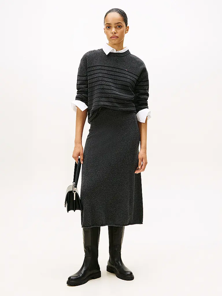 TOMMY HILFIGER | Midi gonna | Grigio