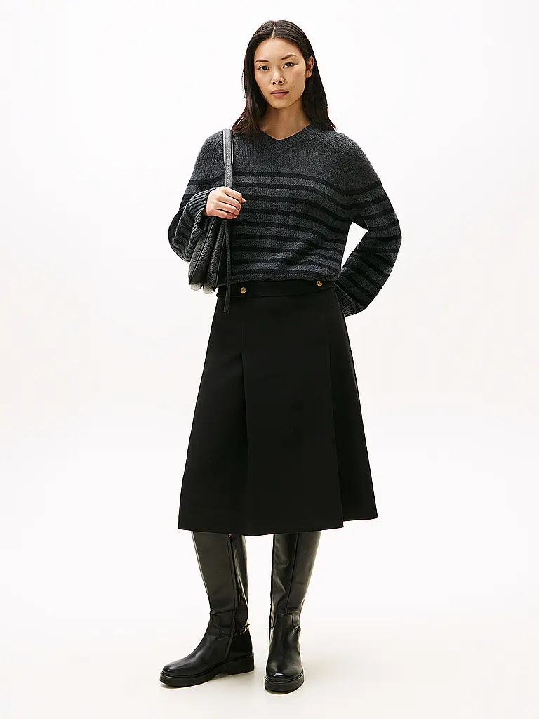 TOMMY HILFIGER | Midi gonna | Nero