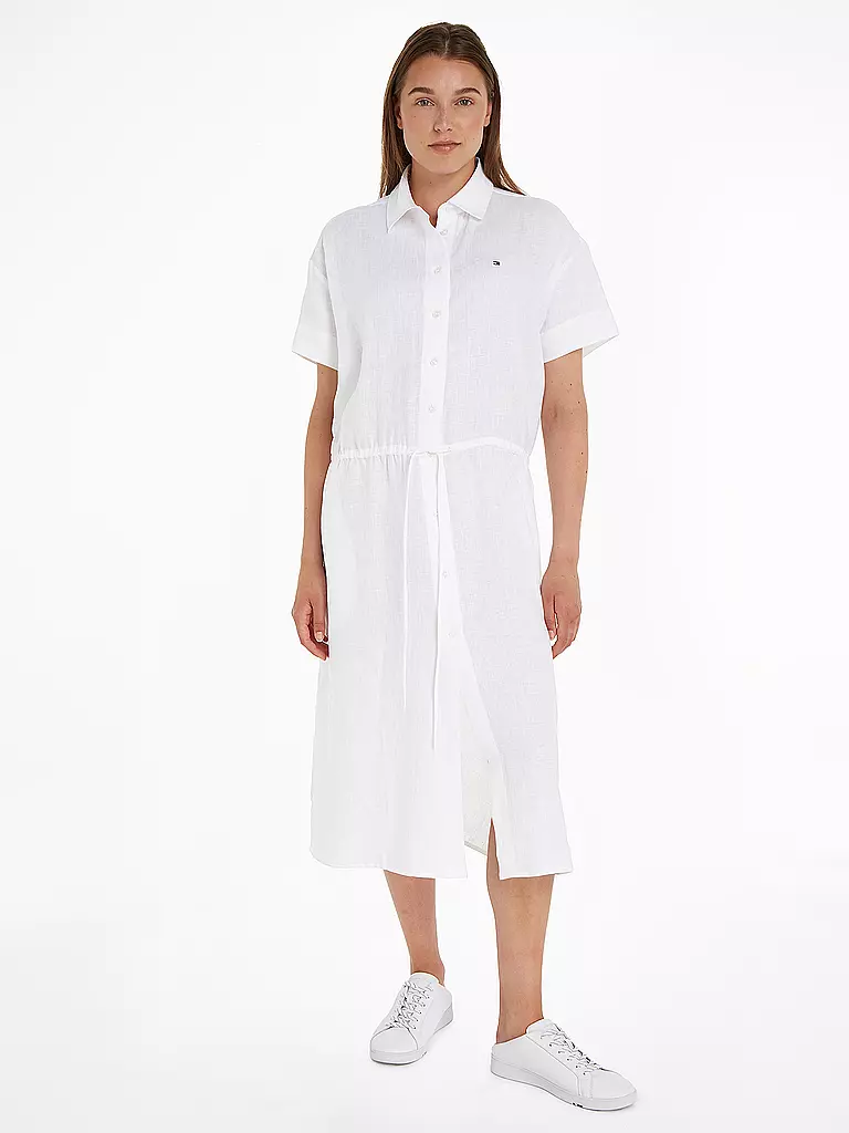 TOMMY HILFIGER | Midikleid | Bianco
