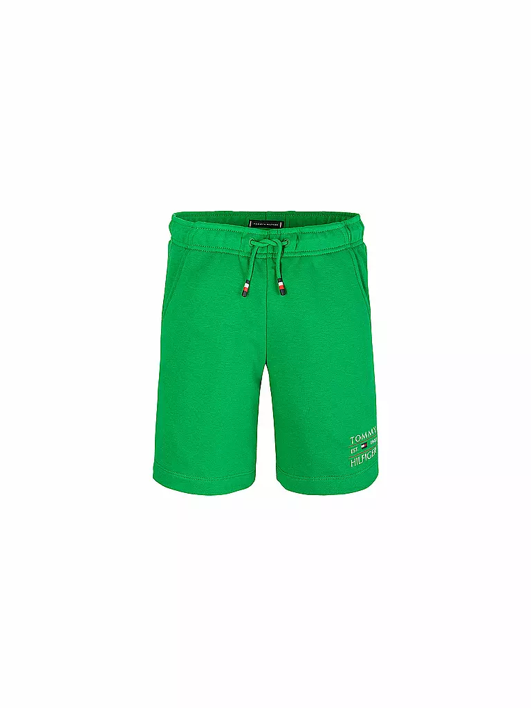 TOMMY HILFIGER | Pantaloncini sportivi in felpa da ragazzo | Verde
