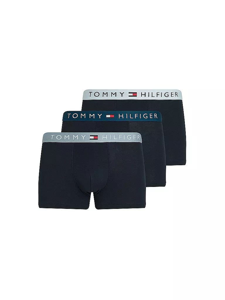 TOMMY HILFIGER | Pantaloni confezione da 3 verde | Blu scuro