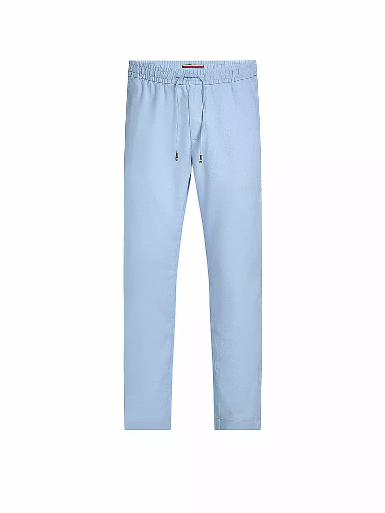 TOMMY HILFIGER | Pantaloni di lino SORONA | Blu chiaro