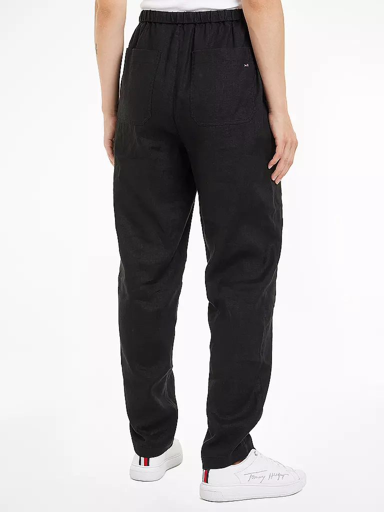 TOMMY HILFIGER | Pantaloni di lino vestibilità jogging |