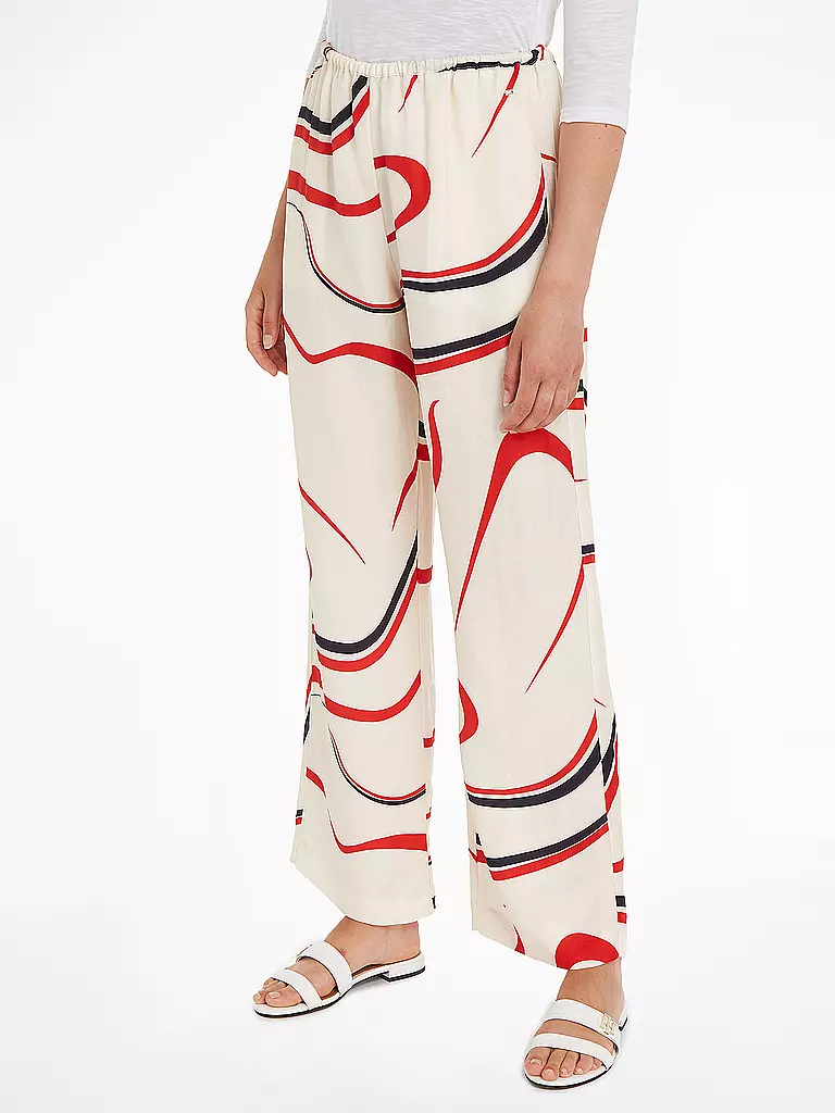 TOMMY HILFIGER | Pantaloni Marlene | Bianco