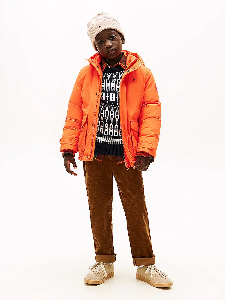 TOMMY HILFIGER | Parka da ragazzo | Arancione