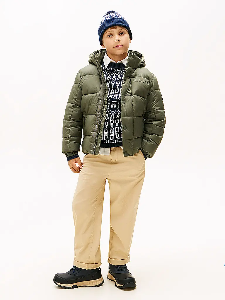 TOMMY HILFIGER | Piumino da ragazzo | Oliva