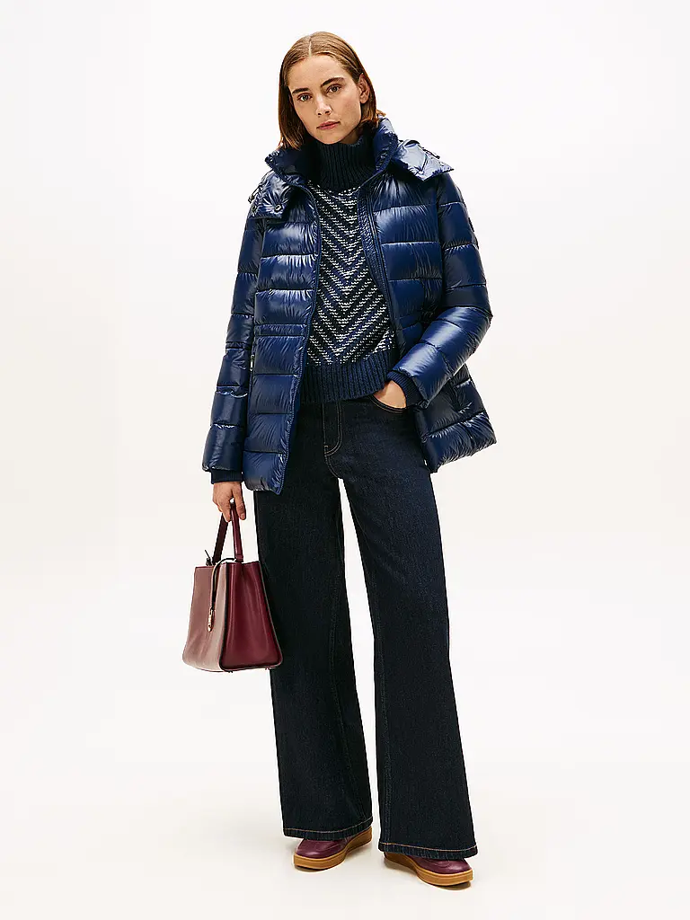 TOMMY HILFIGER | Piumino trapuntato | Blu scuro