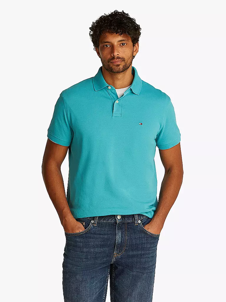 TOMMY HILFIGER | Polo Regular Fit | Turchese