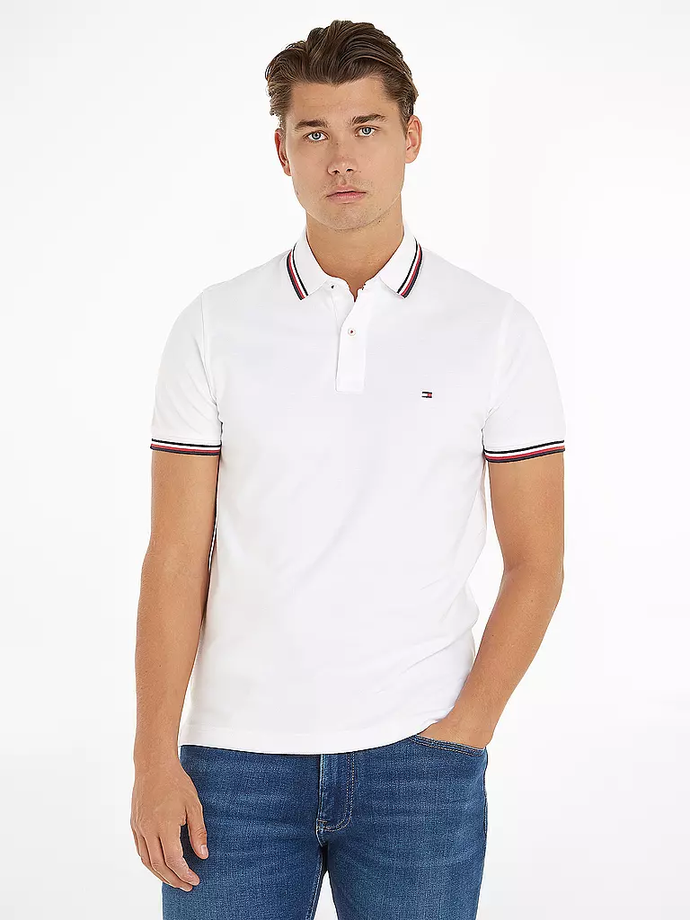 TOMMY HILFIGER | Polo slim fit | Bianco
