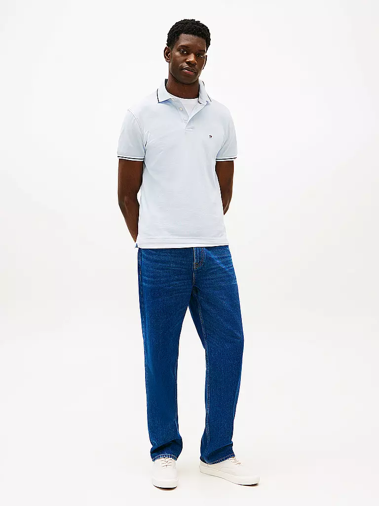 TOMMY HILFIGER | Polo slim fit | Blu chiaro