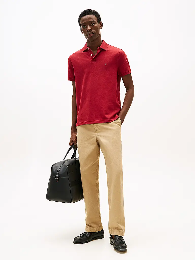TOMMY HILFIGER | Polo vestibilità regular | Rosso scuro