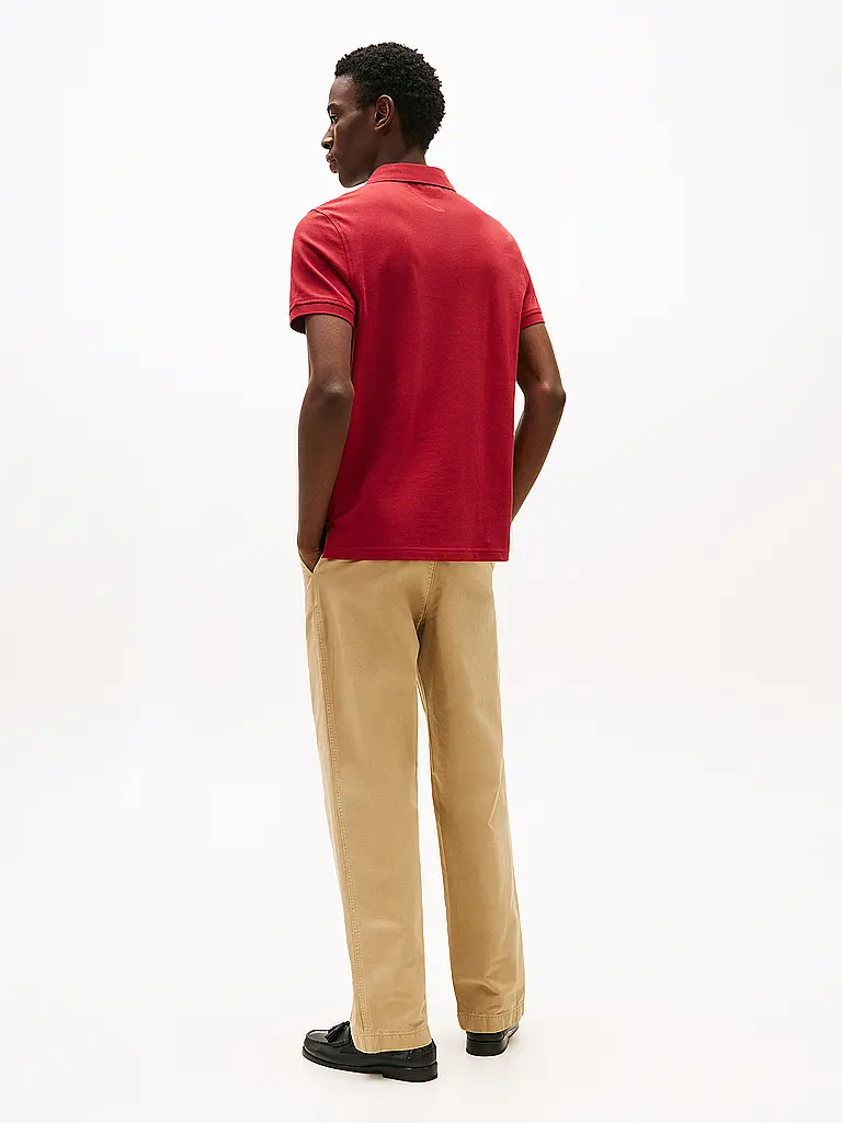 TOMMY HILFIGER | Polo vestibilità regular | Rosso scuro