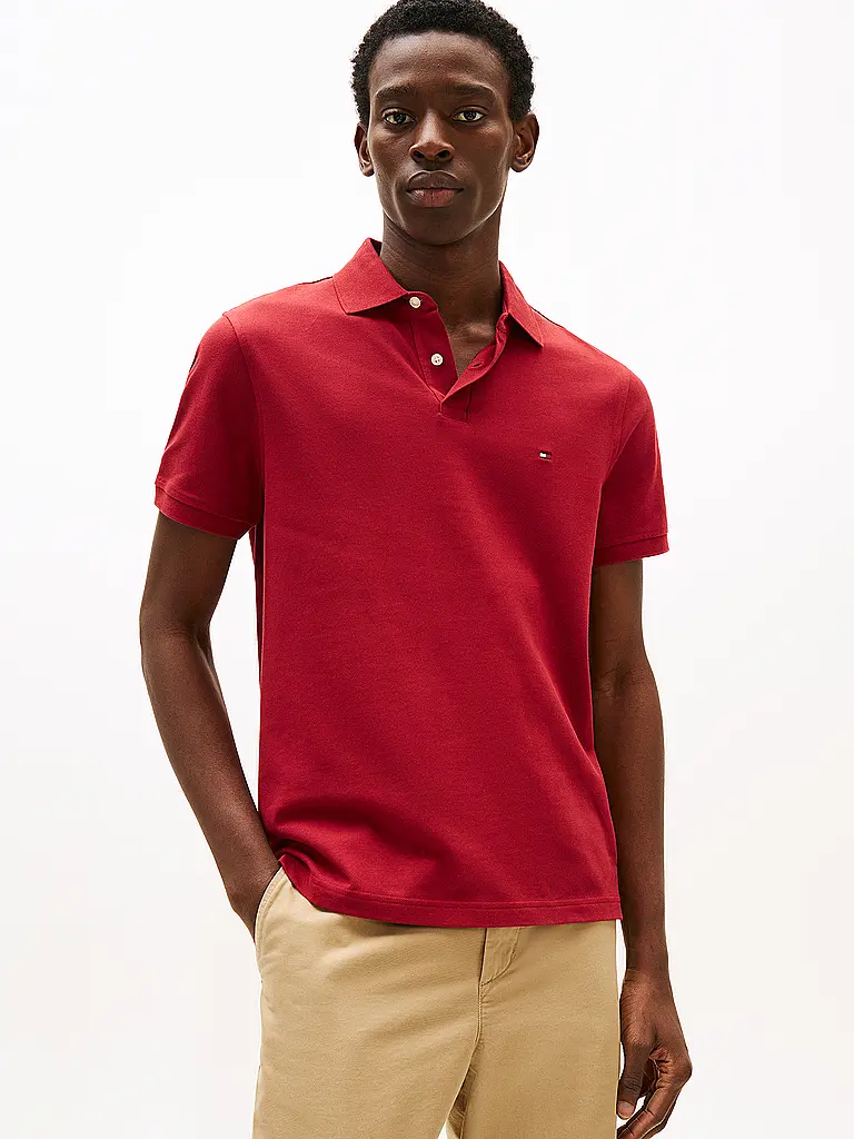 TOMMY HILFIGER | Polo vestibilità regular | Rosso scuro