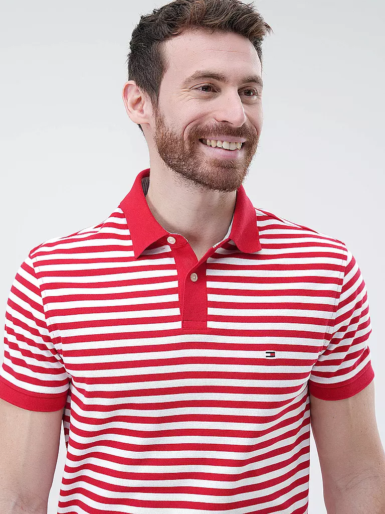 TOMMY HILFIGER | Poloshirt Regular Fit | Rosso