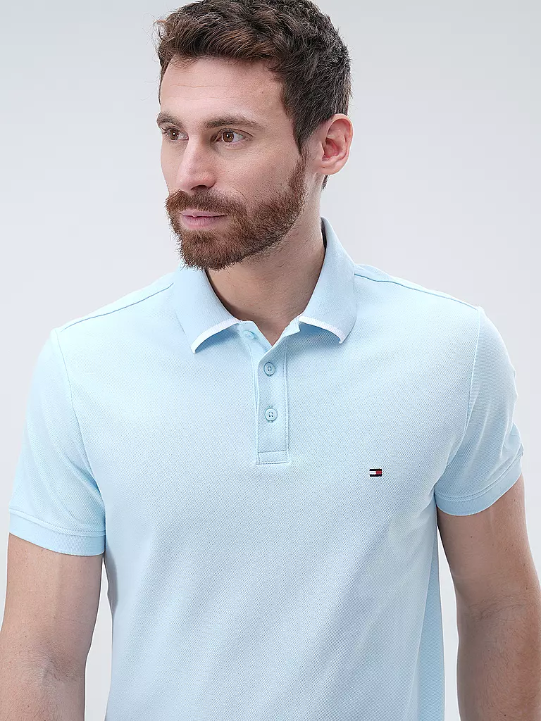 TOMMY HILFIGER | Poloshirt Regular Fit | Blu chiaro