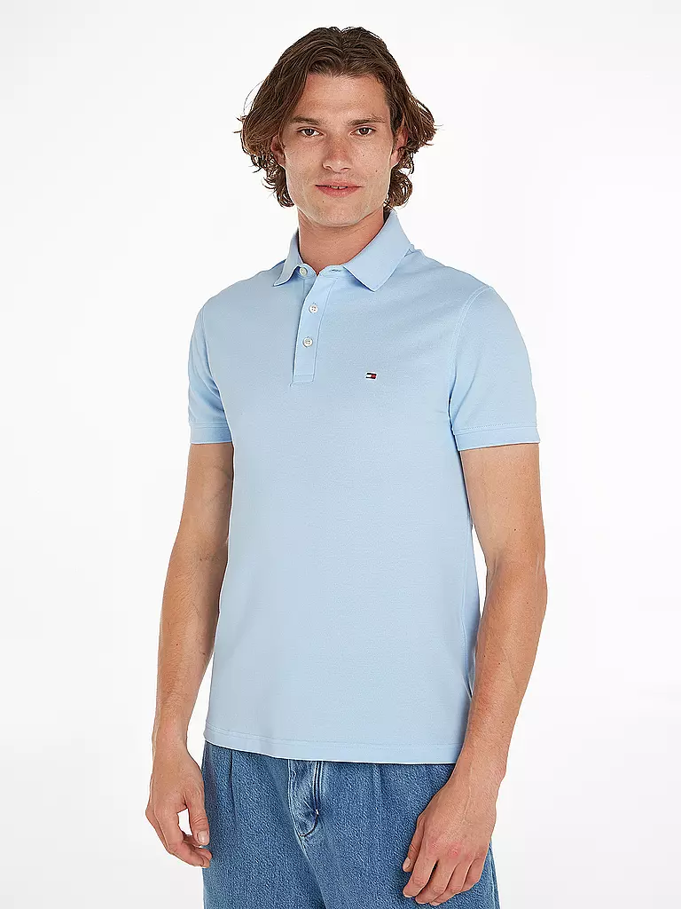 TOMMY HILFIGER | Poloshirt Slim Fit | Blu chiaro