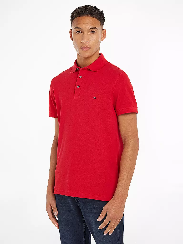 TOMMY HILFIGER | Poloshirt Slim Fit | Rosso