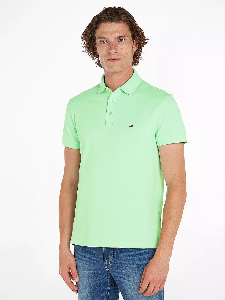 TOMMY HILFIGER | Poloshirt Slim Fit | Verde chiaro