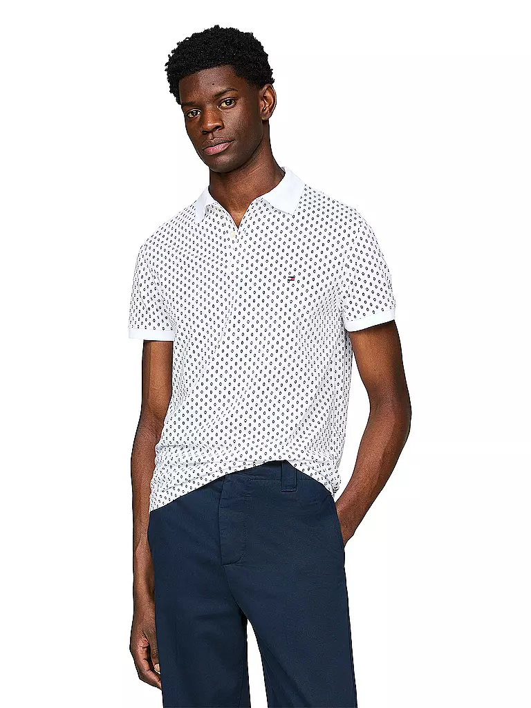 TOMMY HILFIGER | Poloshirt Slim Fit | Bianco