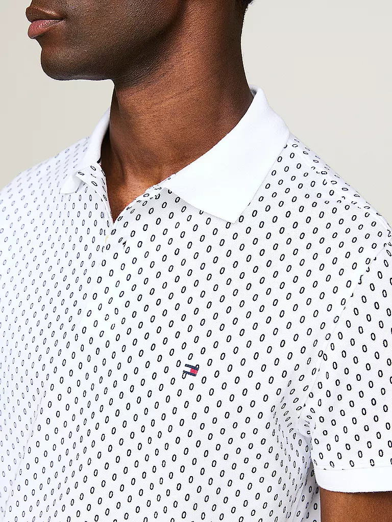 TOMMY HILFIGER | Poloshirt Slim Fit | Bianco