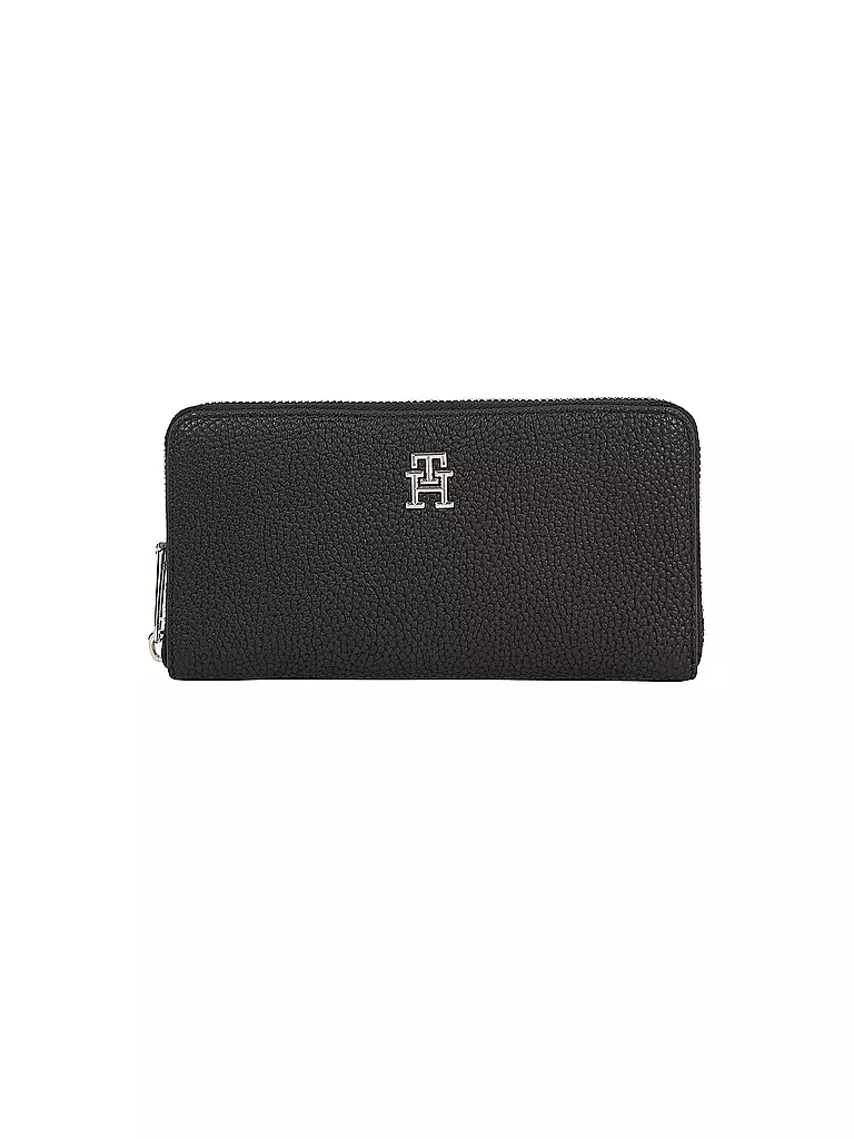 TOMMY HILFIGER | Portafoglio TH EMBLEM Large | Nero
