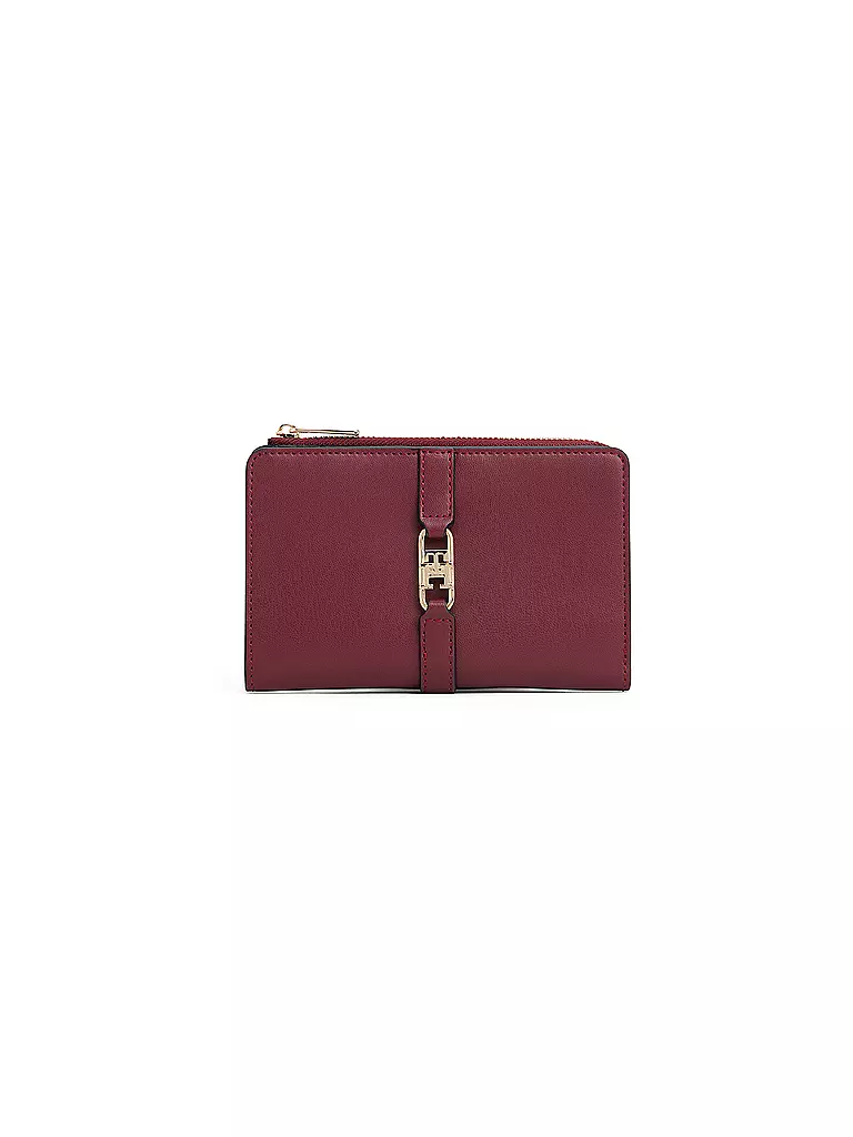 TOMMY HILFIGER | Portafoglio TH LIBRE Bifold | Rosso scuro