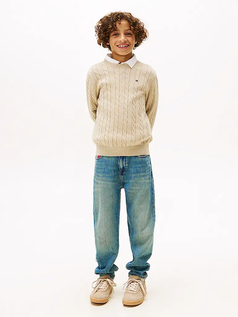 TOMMY HILFIGER | Pullover da ragazzo | Beige