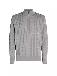 TOMMY HILFIGER | Pullover Troyer | Grigio