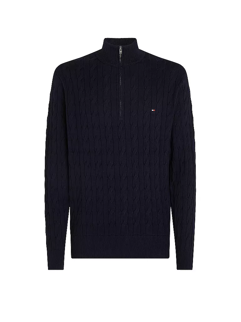 TOMMY HILFIGER | Pullover Troyer | Blu