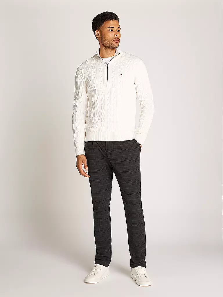 TOMMY HILFIGER | Pullover Troyer | Crema