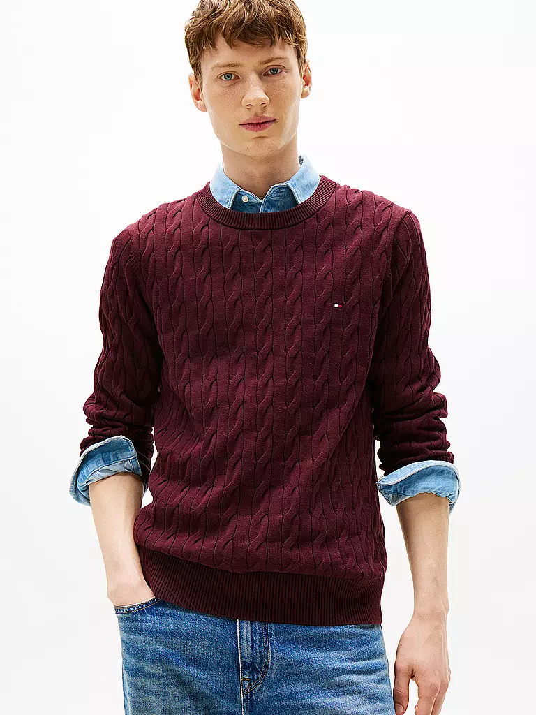 TOMMY HILFIGER | Pullover | Rosso scuro