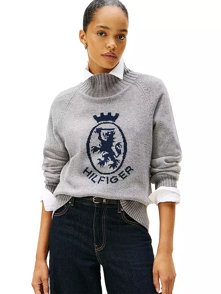 TOMMY HILFIGER | Rollkragenpullover | Grigio chiaro