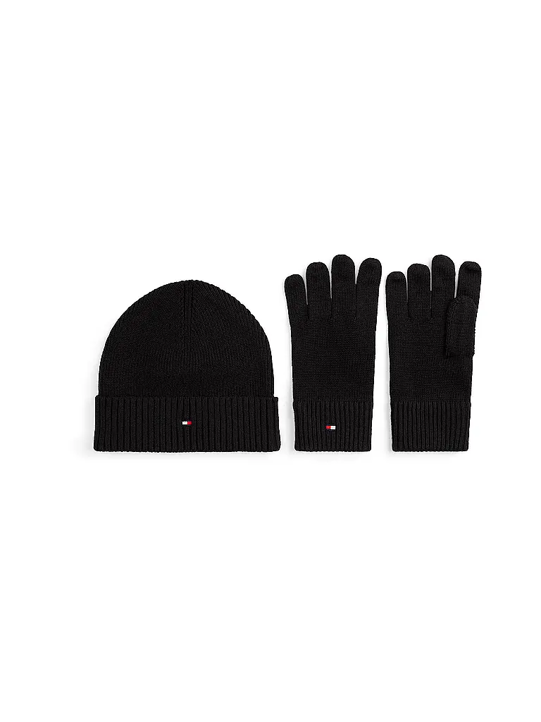TOMMY HILFIGER | Set 2 pezzi berretto e guanti | Nero